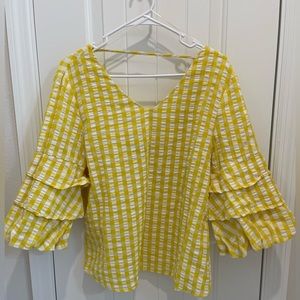 Women blouse yellow size M